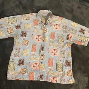 Sportif Brand Funky cool pattern short sleeve casual men’s button down